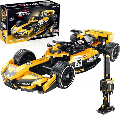Racing Car Building Blocks Set Speed Champions Model Kit for Kids Ages 14+ and Adults Creative Race Toy Gift for Boys &amp Girls(XZ0002)