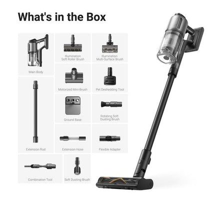 DREAME Z30 Cordless Vacuum Cleaner, 310AW Powerful Suction Stick Vacuum for Home Hard Floor Carpet Pet Hair, Lightweight Rechargeable Battery Vacuum with 90-Min Runtime, Pet Deshedding Tool