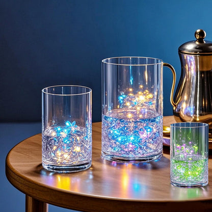 48pcs Glass Vase Cylinder for Centerpieces Small Flower Glass Clear Home Decor Centerpiece Table Flower Vase Decorations for Wedding＆Holiday 4,4,4.7,6Inch Tall