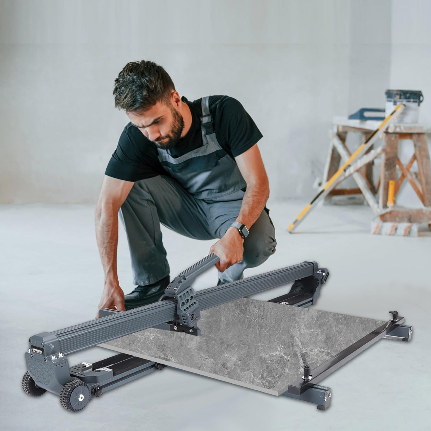 Manual Porcelain-Ceramic Tile Cutter YSJWAER - Tile Cutting Machine Suitable for Cutting Tiles Up to 48 Inch