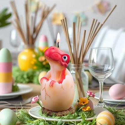 Dinosaur Baby Candle for Baby Shower Birthday Easter Party Children