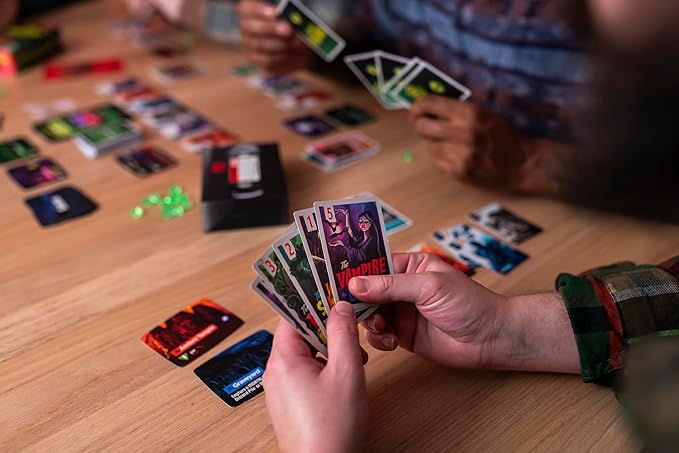 Keymaster Games Campy Creatures Vol. 1 - Hilariously Fun Trick-Taking Game! Perfect Card Game &amp Board Game for Adults &amp Families - Flip Cards to Unleash Monsters on Game Night!