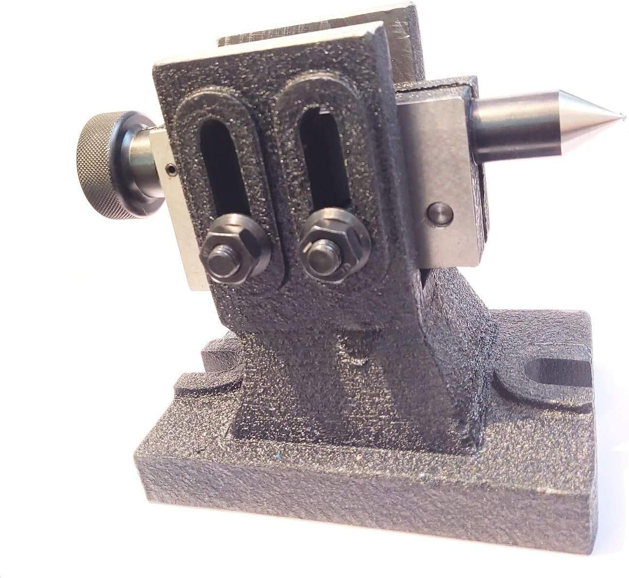 Buyohlic Heavy Duty Adjustable Tailstocks for Regular & Tilting Model of Rotary Tables (Hardened & Precisely Ground Points) (Tailstock for HV8/10/12 Rotary Table)