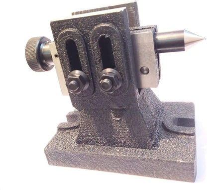 Buyohlic Heavy Duty Adjustable Tailstocks for Regular & Tilting Model of Rotary Tables (Hardened & Precisely Ground Points) (Tailstock for HV8/10/12 Rotary Table)