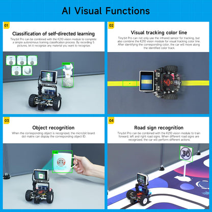 Yahboom Robot Car Adopts MakeCode Graphical Programming, K210 Module Adopts MicroPython Programming
