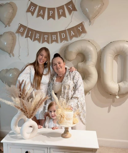 Cream Number 21 Balloon 40 inch, 21 Number Balloons, 21st Cream Birthday Decorations, 21 Year Old Women Men White Party Supplies