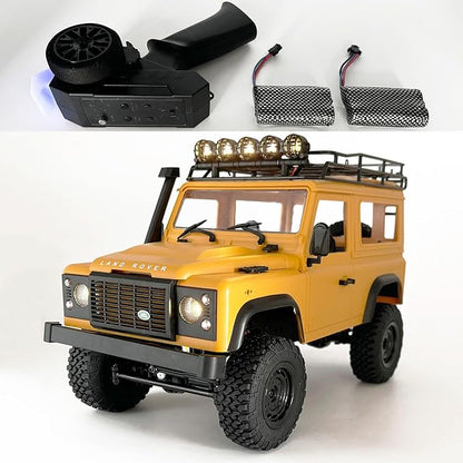 1/12 RC Crawler MN98 Remote Control Truck Off Road RC Rock Crawler 4x4 Land Rover All Terrain Hobby Climber for Adult 2 Speed Full Proportional 280 Motor Upgraded Chassis 2 Batteries
