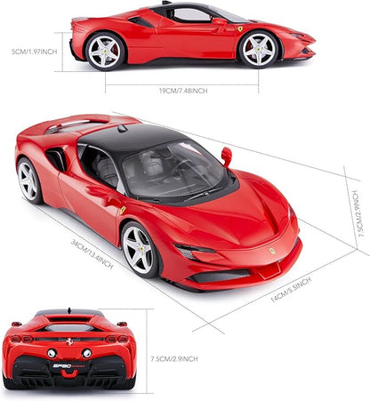RASTAR 1/14 Ferrari SF90 Stradale Radio Remote Control Car Ferrari SF90 Model Car Toy Car for Boys Kids 2.4G