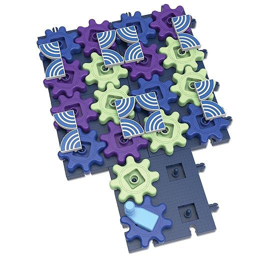 Learning Resources Glowing PatternGears - Building Set with Glow in the Dark Stickers Toddlers Hands-On Toy STEM Construction &amp Engineering Fine Motor Gifts for Boys and Girls