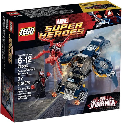 LEGO Super Heroes 76036 Carnage's Shield Sky Attack Building Kit