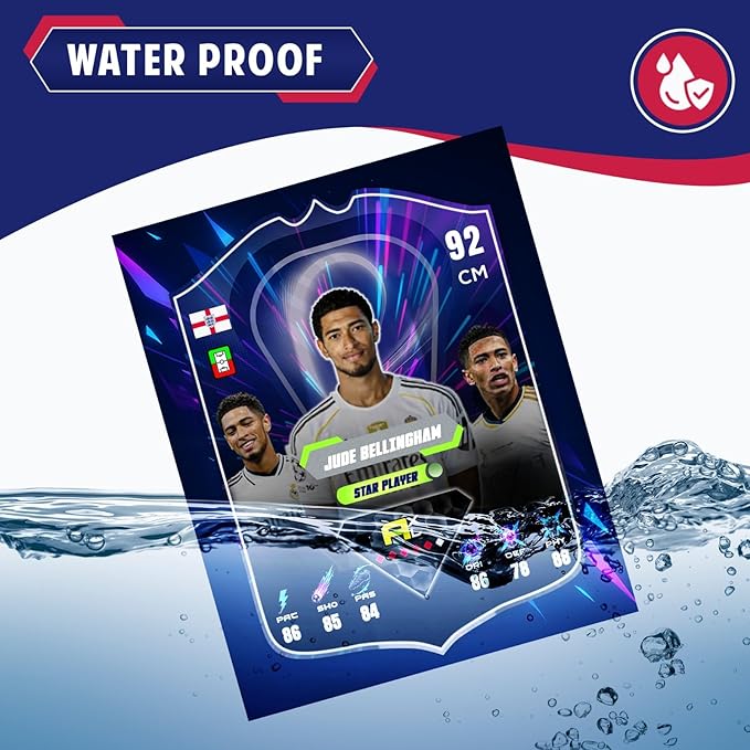 Soccer Trading Cards 2025–2026 | 50 Playing Cards Collection | Look for 10 Ultra Rare &amp 2 Golden Edition Cards | Random Premium Soccer Cards | Value Pack