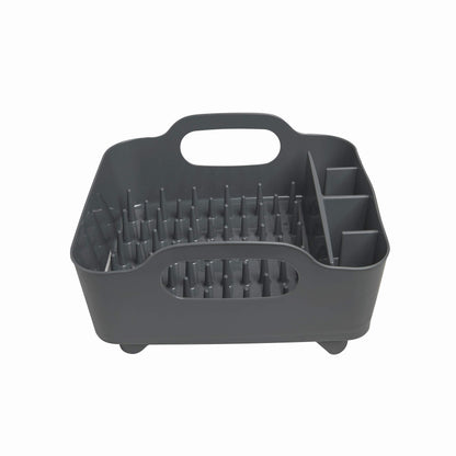 Umbra Tub Dish Drying Rack – Lightweight Self-Draining Dish Rack for Kitchen Sink and Counter at Home, RV or Motorhome, Charcoal Kitchen, 36.067999999999998 x 33.655000000000001 x 18.288 cm
