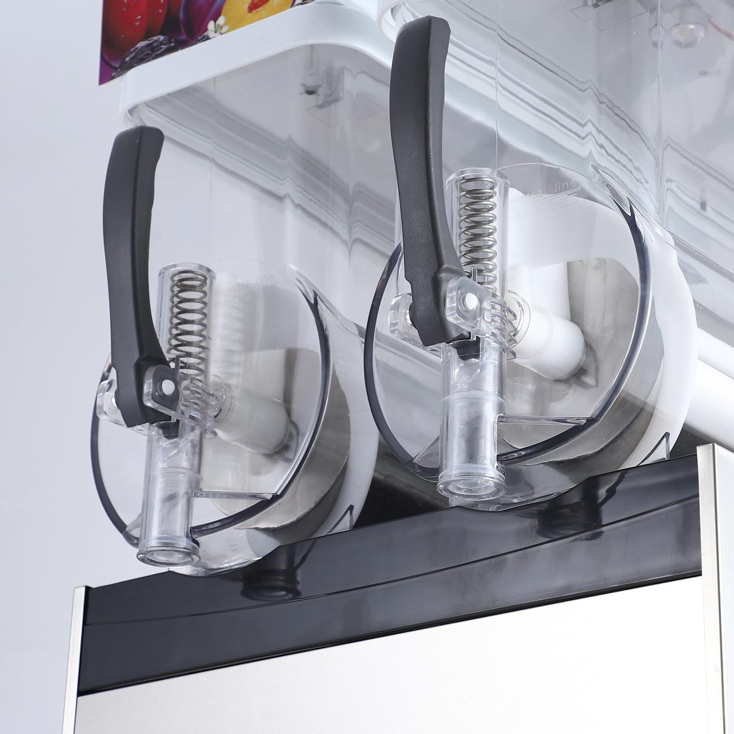 Commercial Slushy Machine, 15Lx2 Double Tank Margarita Machine, Stainless Steel High-Speed Self-Cleaning Frozen Drink Slushie Machine for Bars Restaurants Cafe Home Use
