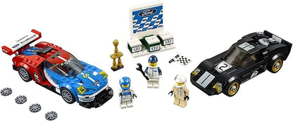 LEGO Speed Champions 6175279 2016 GT &amp 1966 Ford Gt40 75881 Building Kit (366 Piece) Multi