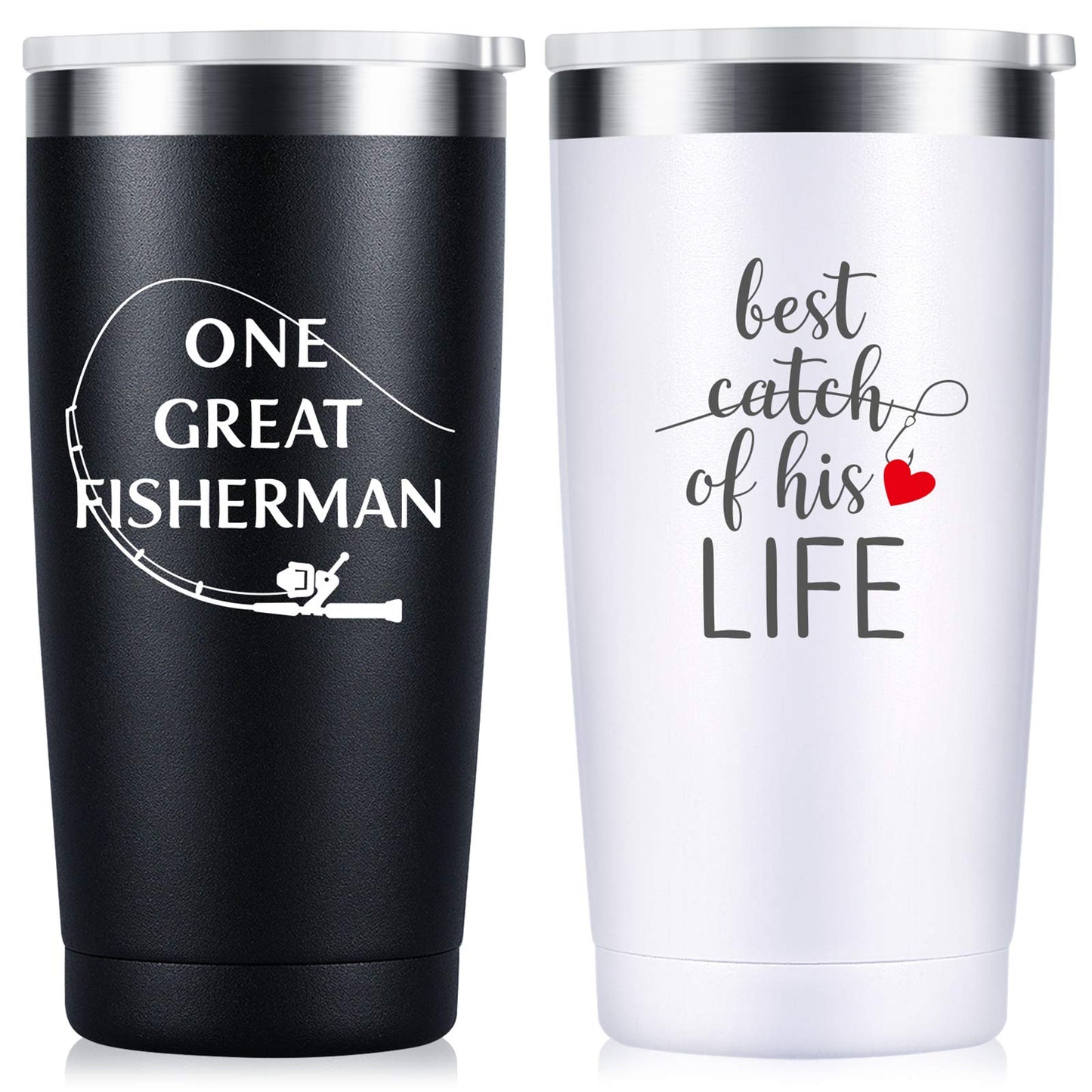 Wedding Anniversary for Couple Friend Lovers Cups Stainless Steel Wine Tumbler Travel Mug with Straw and Lid,2 Pack (4.blackwhite)