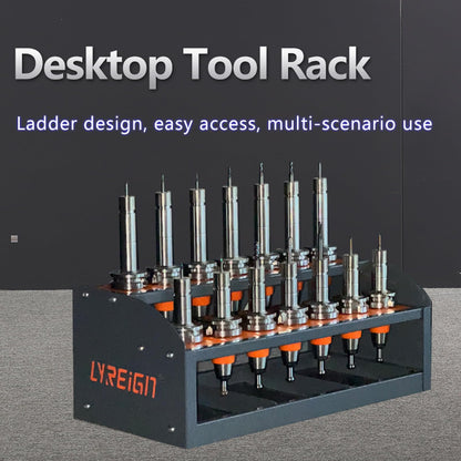 CAT 30 Tool Cart CNC, CNC Tool Holder on Desktop Randomly Placed, CNC Tool Carts Small, CNC Tool Cabinet, Easy and Convenient CNC Tool Storage CNC Tools Cart(CAT30-20CAP)…