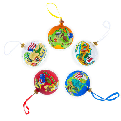 Jardin Majorelle, Marrakesh, Morocco Glass Ball Christmas Ornament 4 Inches