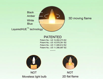 CozierGlow Flameless Pillar Candles Flickering with Remote Timer, Battery Operated LED Candles Up to 400 Hours, 3D Moving Flame Real Wax Candles. (Black)