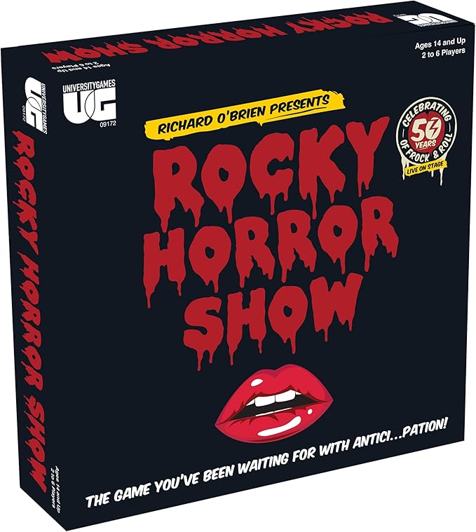 University Games Rocky Horror Show Party Game for Lovers of Rocky Horror Picture Show Ages 12 and Up