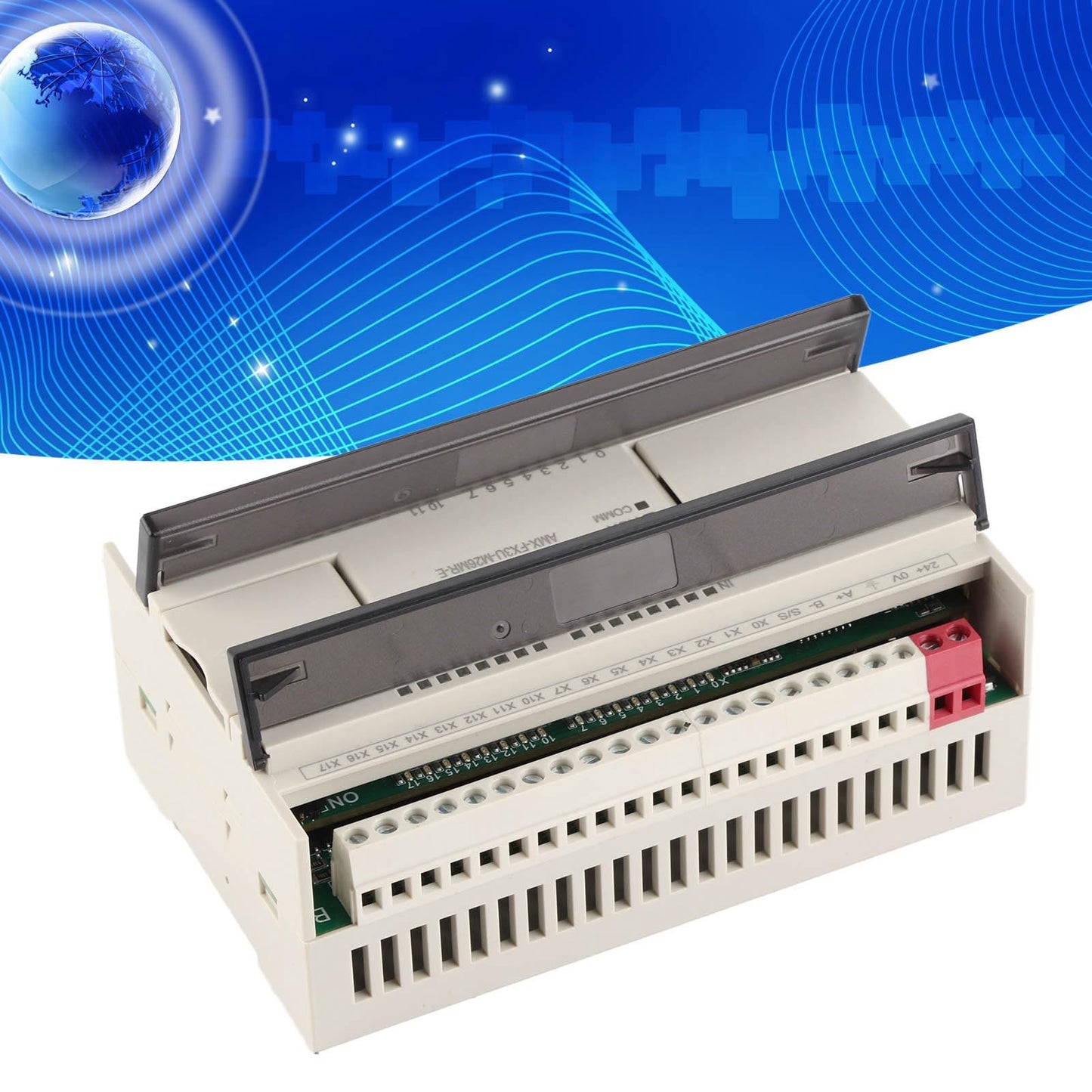Programmable Logic Controller PLC with DC24V Analog Input Ethernet Port Optocoupler Isolation Industrial Automation Control System for Machine Automation