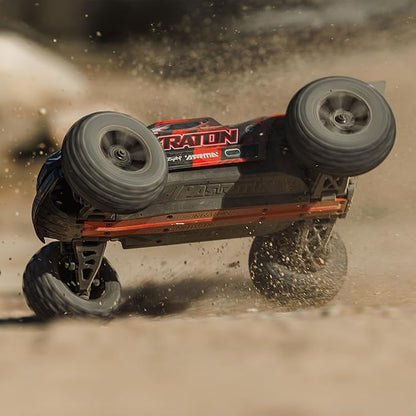 ARRMA 1/16 Mini Kraton 3S DSC 4X4 RTR Brushless Speed Truck Black/Red ARA2508T1