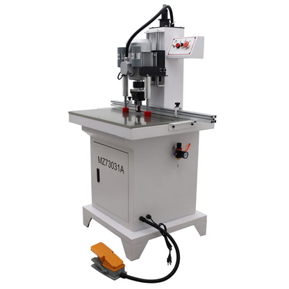 TECHTONGDA Hinge Boring Drill Press Machine Woodworking Wood Electric Pneumatic Hole Puncher 0-2inch Drilling Depth Single Head 48-6