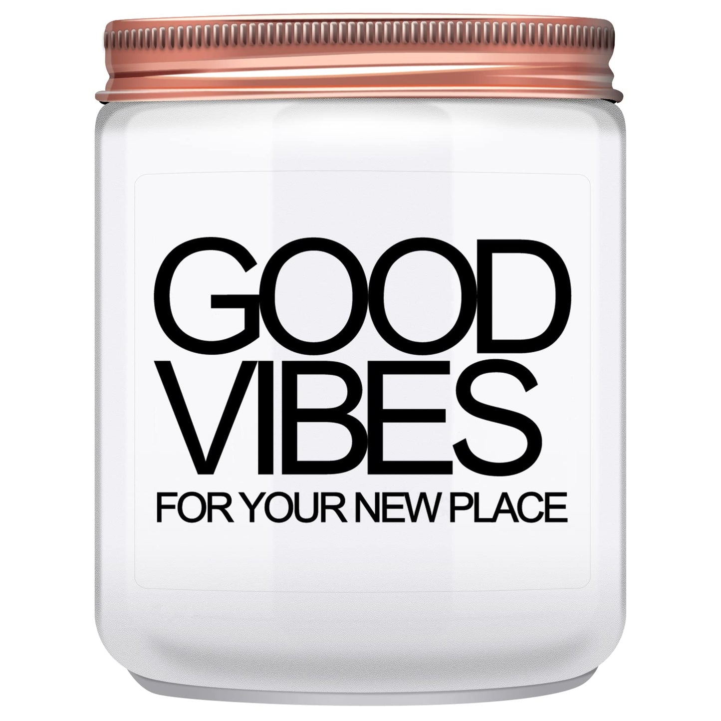 House Warming Gifts New Home, New Home Gifts, Good Vibes Candle, New House Essentials Best Presents for Women Couple Friends - Lavender Candles