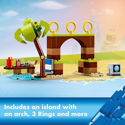 LEGO Sonic The Hedgehog: Tails’ Adventure Boat Interactive Toy Building Set Video Game Toy with Sonic Characters and Water Skis Gamer Gift for Boys and Girls Ages 8 and Up 76997