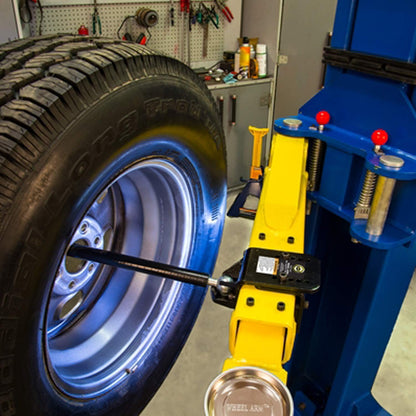 Omega Lift 92100 Wheel Arm Kit 2 Pack - Hanging Tires on Post Lift Arm for Car Tire Rotation Changer Brake Jobs and more