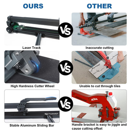 Manual Porcelain-Ceramic Tile Cutter YSJWAER - Tile Cutting Machine Suitable for Cutting Tiles Up to 48 Inch