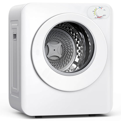 Euhomy Portable Clothes Dryer, 1.5 Cu.Ft. Portable Dryer, 850W Drying Machine with Front-Loading Stainless Steel Drum, 5 Functions, Suitable for Apartments, Dorms, RVs, Small Spaces