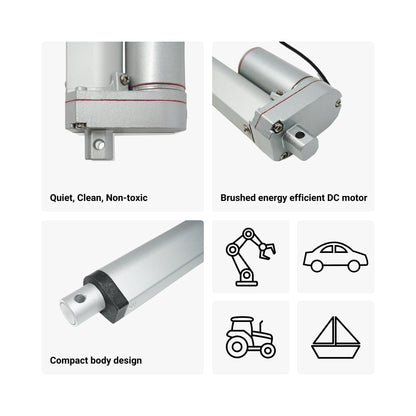Progressive Automations 12V Mini Linear Electric Actuator - 3 inches, 35 lbs Force, Innovative Compact Design and Versatile Capabilities for Home and General Automation, Automotive, Manufacturing
