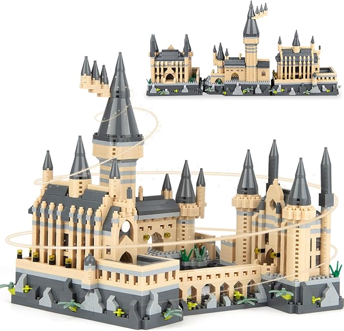 Magic CastIe BuiIding Set MOC Architecture Micro BuiIding BIocks Kit CollectibIe Model Toys Gifts Toys for Adults Teens 14+ (2680 Pieces)