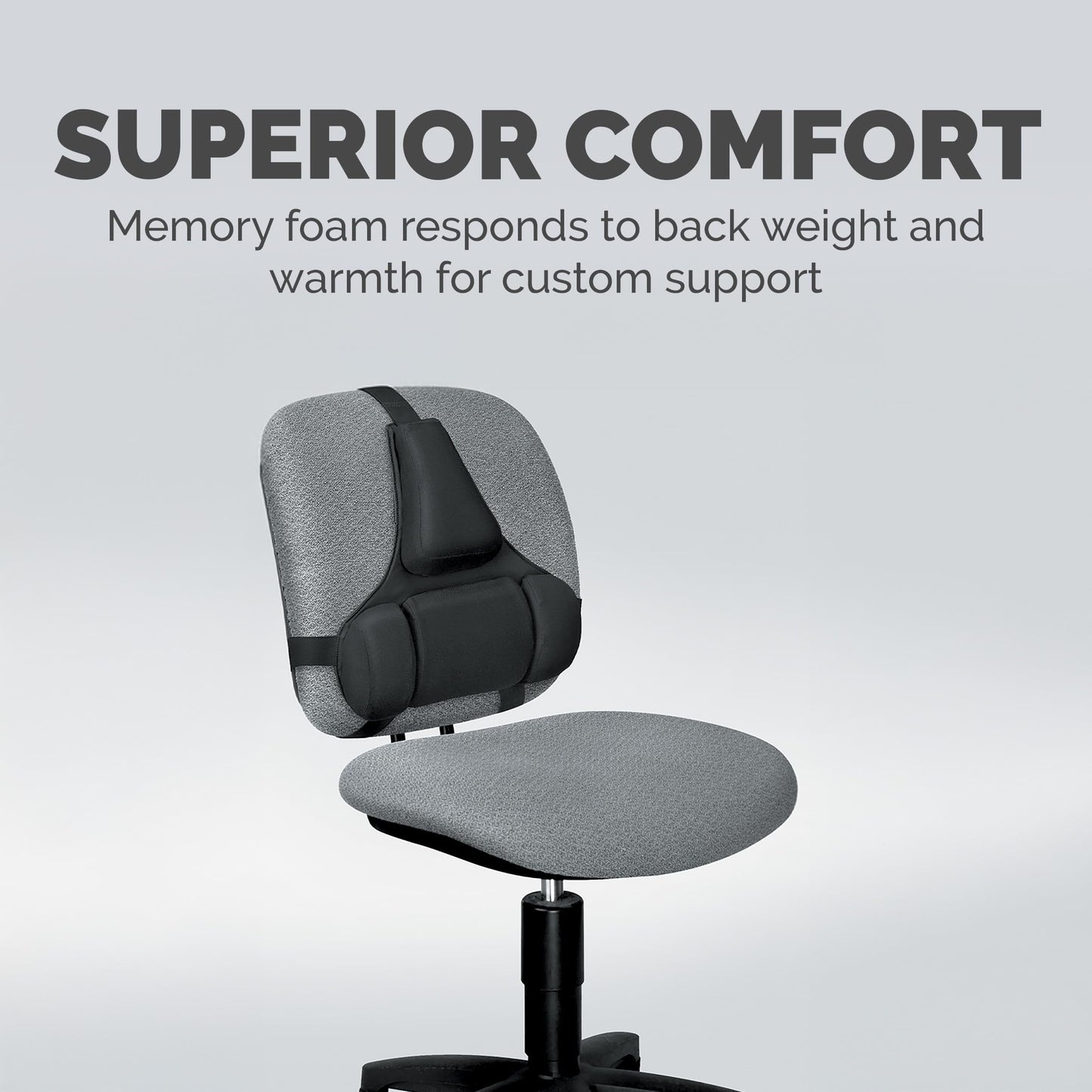 Fellowes Professional Series Back Support, Black (8037601)