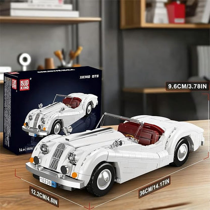 Mould King 10236 Sport Car Building Set MOC Supercar Car Model Kit Convertible Classic Racing Building Set Home Decoration Gift for Teens Adults(1302 PCS)
