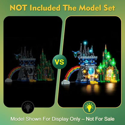 Light kit Compatible with Lego 75689 Emerald City &amp Kiamo Ko Castle - No Model Only Light LED Lighting Accessories Compatible with Lego 75689