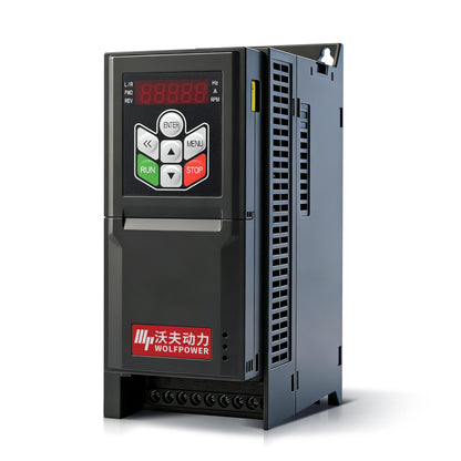 Wolvneo G60E VFD 2.2kW 3HP 9.6A Variable Frequency Drive 220V 1 Phase Input 220V 3 Phase Output, AC Motor Speed Control Inverter for Spindle Motor CNC Speed Control