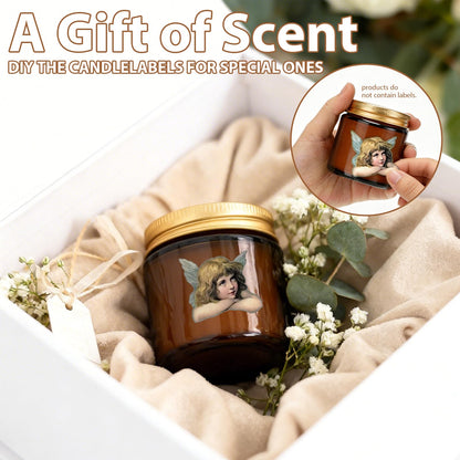 Trxvxo 24 Pcs 4 Oz Mini Soy Wax Candles, Mahogany & Teakwood Scented Aromatherapy Candles Bulk Set, Stress Relief Relaxation Candle, Ideal for Wedding Birthday Party Favors, Gifts and Home Decor