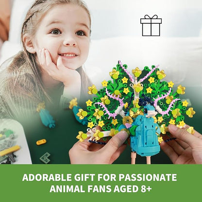 KAZI Bird Building Toy SetParrotPeacockFun Building Blocks for Kids Ages 8 and UpBuild and Display Birds Model for Bird EnthusiastsEaster Basket StuffersGift for Birds LoversParty Favors