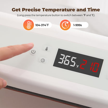 CURECURE Auto Tumbler Heat Press Machine, Fast and Evenly Heat-up, Adjust Temperature and Time, Auto Shut-Off, Mug Heat Press Use for 11-30oz Sublimation Tumblers, Mugs, Water Bottle, Glasses