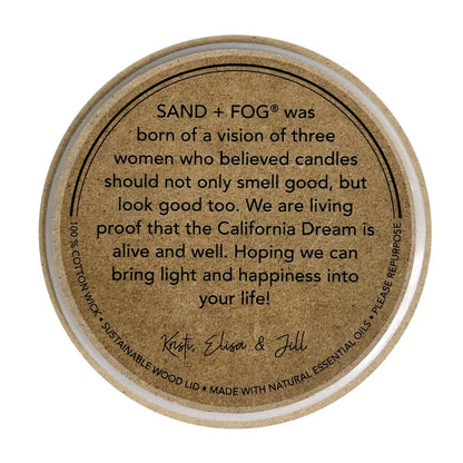 Sand + Fog Scented Candles - Pumpkin Spice - Additional Scents and Sizes - 3 Wicks 100% Cotton Lead-Free - Luxury Air Freshening Jar Candles - Perfect Home Decor - 21 oz