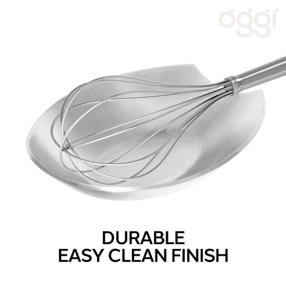 Oggi Stainless Steel Spoon Rest, 5.25 inch by 3.5 inch (7635.)