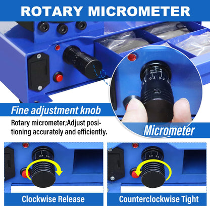 LABFENG Hose Crimper with 8 Sets of Dies High Pressure Hydraulic Hose Crimping Handheld Hydraulic Hose Crimping Tool (Hose Crimper)