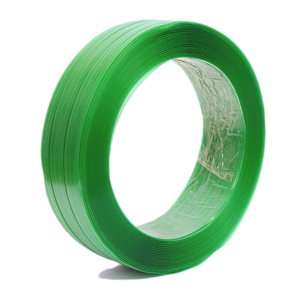 LNYEBN 4724ft x 5/8" Green Polyester Strapping Roll of 16" x 6" Core Size，1450lbs Break Strength