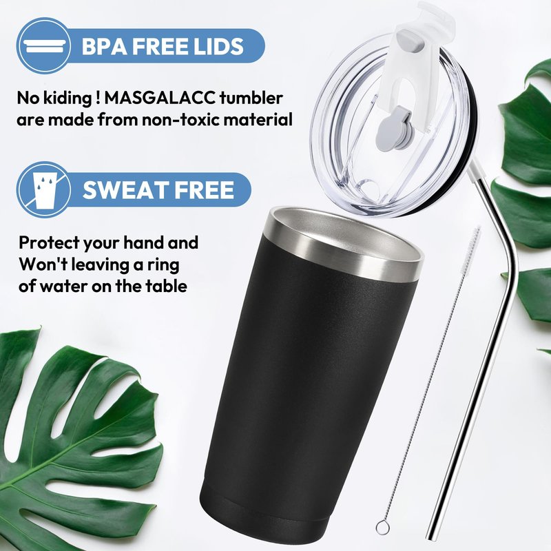 MASGALACC My Favorite Employee Gave Me This Cup Funny Boss Gift from Employees Coworkers Gifts to Employer Novelty Drinkware Coffee Mug, 20oz Stainless Steel Insulated Tumbler, Black