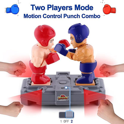 iPlay iLearn Electronic Boxing Toys RC Fighting Robots Kid Board Games Wrestling Battle Bots Interactive Punching Boxer Indoor Sports Playset Cool Birthday Gift 3 4 5 6 7 8-12 Year Old Boy Teen