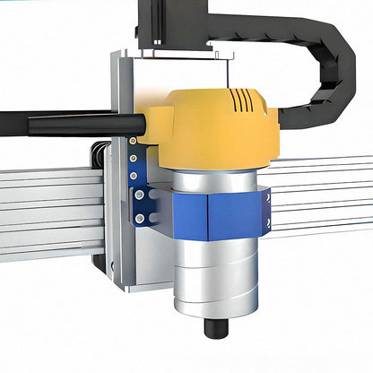 Genmitsu PROVerXL 4030 V2 CNC Router Machine and Compatible 69mm Diameter Spindle Holder Mount