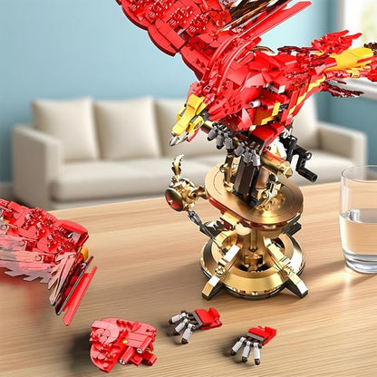 938 Pieces Phoenix Building Set Magic Potter Phoenix Collection Model for AdultsIdeas HP Building Toy