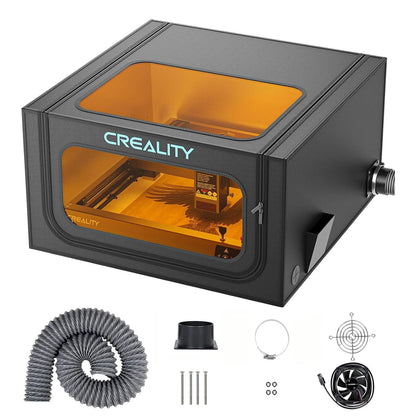 Creality Laser Engraver Enclosure 2.0, Universal Laser Engraver Protective Cover Tent, Fits for Most Laser Engraver Machine, Eye Protection, Insulates Against Noise, Fumes and Odors, 720x720x400mm
