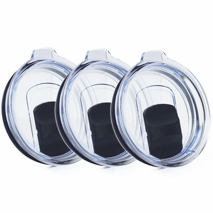 3 Pack 20 oz Tumbler Lid, Magnetic Slider Replacement Lids for YETI 20 oz Tumbler, 10/24 oz Mug and 10 oz Lowball, Spill Proof Cup Lids Covers Compatible for Ozark Trail, Old Style Rtic, BPA Free